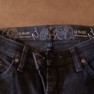 Black Wrangler Q-baby jeans